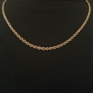 10 K Yellow Gold Rope Chain
